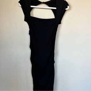 Petite Nicole Miller Black Cocktail Dress